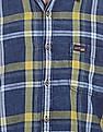 U.S. Polo Assn. Denim Co. Spread Collar Checked Casual Shirt