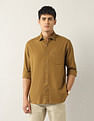 Arrow Sport Textured Regular Fit Pure Cotton Shirt