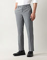 Arrow Textured Regular Fit Dobby Trousers