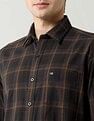 Arrow Sport Grid Tattersall Checked Dobby Shirt