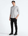 Flying Machine Spread Collar Slim Fit Shirt