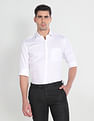 Arrow Patterned Twill Shirt
