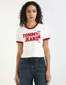 Tommy Hilfiger Logo Slim-Fit Cotton T-Shirt