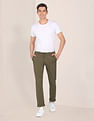 U.S. Polo Assn. Denver Slim Fit Solid Casual Trousers