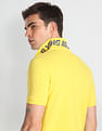 Flying Machine Appliqued Pique Polo Shirt