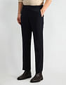 Arrow Slim Fit Solid Trousers