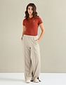 U.S. Polo Assn. Women Tipped Collar Pique Polo Shirt