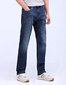 Flying Machine F-Jango Straight Fit Stone Wash Jeans