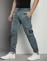 Calvin Klein Skinny Fit Badge Logo Cargo Pants