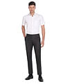 Arrow Hudson Tailored Fit Heathered Trousers