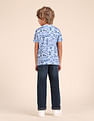 U.S. Polo Assn. Kids Boys Regular Fit All-Over Printed T-Shirt