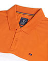 AD by Arvind Modern Horizontal Stripe Polo Shirt