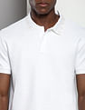 Calvin Klein Solid Logo Collar Polo Shirt
