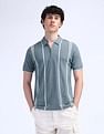 Flying Machine Vertical Striped Regular Polo Shirt