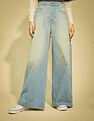 Flying Machine Women High Rise Ultra Wide Leg Jeans
