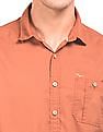 Flying Machine Solid Slim Fit Shirt