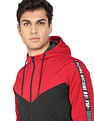 Flying Machine Colour Block Hooded Jacket