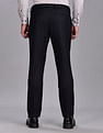 Tommy Hilfiger Regular-Fit Textured Mid Rise Trousers