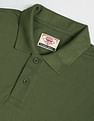 Flying Machine Solid Pique Polo Shirt