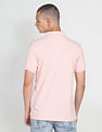 Flying Machine Solid Pique Polo Shirt