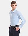 Arrow Slim Fit Patterned Stretchable Formal Shirt