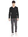 U.S. Polo Assn. V-Neck Solid Sweater