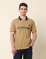 U.S. Polo Assn. Brand Embroidered Gold Cup Polo Shirt
