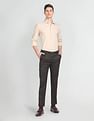 Arrow Solid Dobby Formal Trousers
