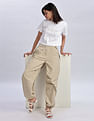 Calvin Klein Jeans Straight-Fit Solid Mid Rise Joggers