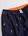 USPA Innerwear Relaxed Fit Printed IYAB Boxers - Pack Of 1