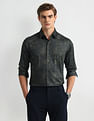 Arrow Newyork Manhattan Slim Fit Abtract Print Shirt