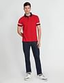 Arrow Sports Contrast Collar Polo Shirt