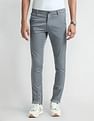 Arrow Sport Slim Fit Geometric Patterned Trousers