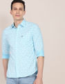 U.S. Polo Assn. Tropical Print Cotton Casual Shirt