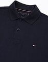 Tommy Hilfiger Solid Regular-Fit Cotton Polo Shirt
