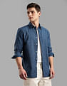 Tommy Hilfiger Striped Regular Fit Plain Woven Shirt
