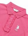 U.S. Polo Assn. Kids Girls Cinched Waist Polo Dress