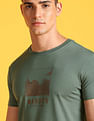 Flying Machine Crew Neck Graphic T-Shirt