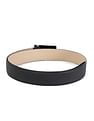 Calvin Klein Leather Inlaid Plaque Saff Belt