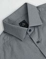 Arrow Geometric Patterned Dobby Slim Shirt