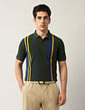 Arrow Sport Vertical Striped Pure Cotton Polo Shirt