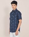 U.S. Polo Assn. Spread Collar Printed Casual Shirt