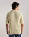Calvin Klein Jeans Solid Regular Fit Linen Polo Shirt