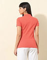 U.S. Polo Assn. Women Regular Fit Solid Polo Shirt