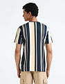 Flying Machine Vertical Stripe Cotton T-Shirt
