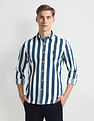 U.S. Polo Assn. Denim Co. Vertical Stripe Slim Fit Shirt