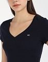 Tommy Hilfiger Solid Slim-Fit Cotton T-Shirt