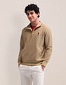 U.S. Polo Assn. Textured High Neck Regular Sweatshirt