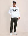 U.S. Polo Assn. Brand Printed Regular Fit Sweatshirt