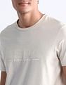 USPA Active Brand Embossed Slim Fit T-Shirt